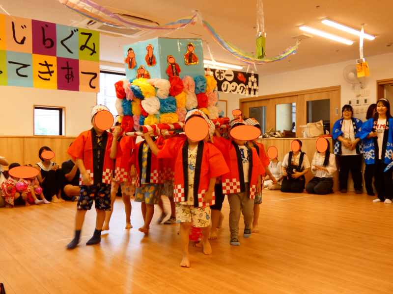 【森下五丁目園】夏祭りを開催しました。