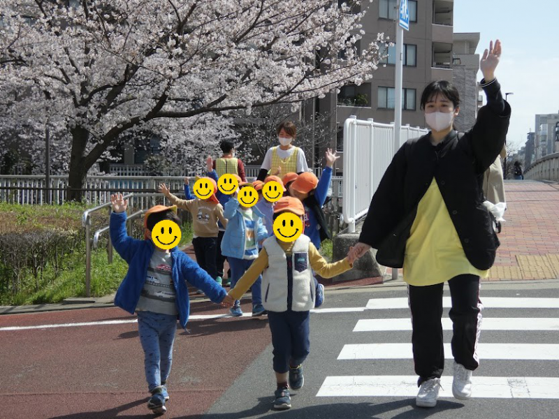 【森下五丁目園】お花見さんぽ