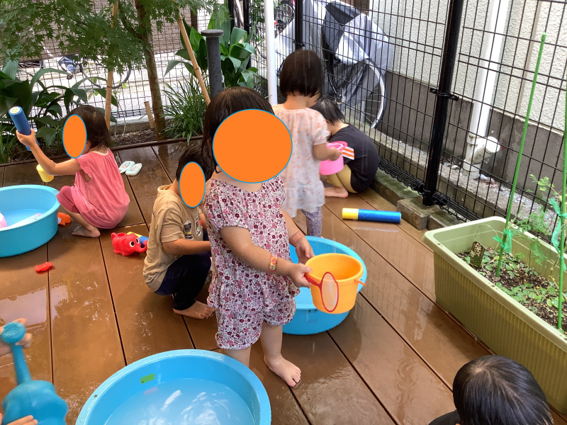 【森下五丁目園】夏の遊び、いろいろ