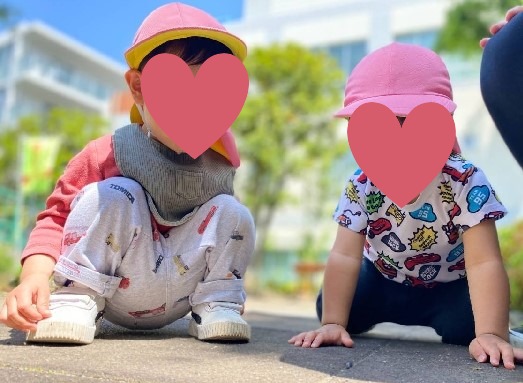 １歳児のお散歩
