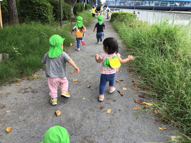 【森下五丁目園】9月の様子　外遊び大好き！！